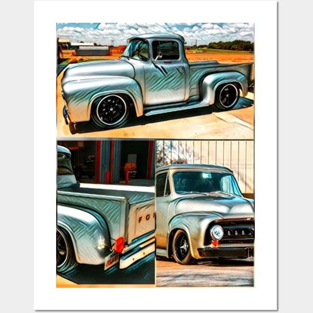 Ford F100 Wall Art by d1a2n3i4l5